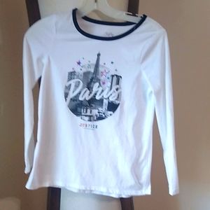 Never worn size 12 Justice Paris shirt